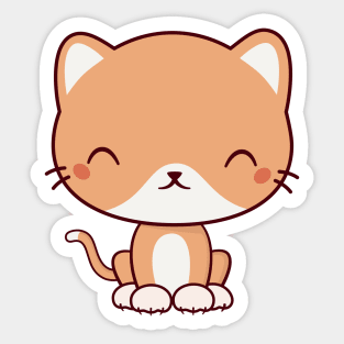 Kawaii Cute Kitten Cat Sticker